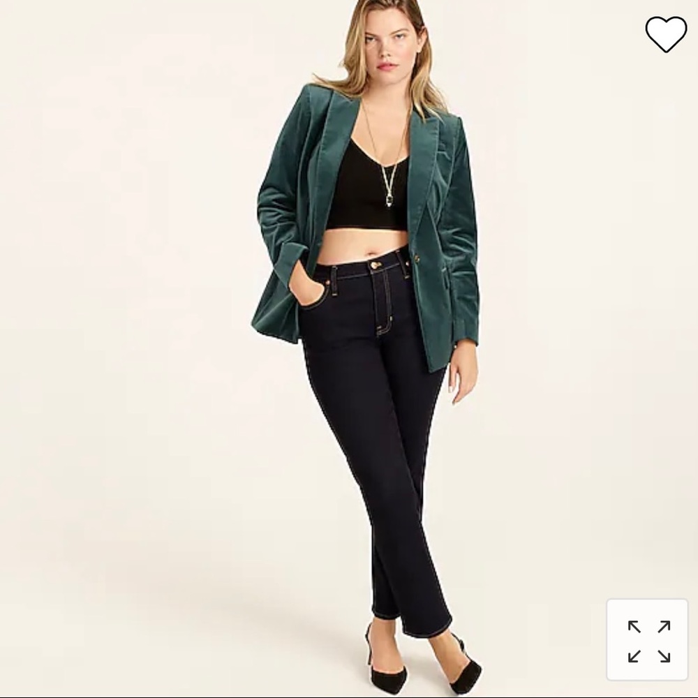 J.Crew Willa Blazer in Stretch Velvet, size 2 - Picture 5 of 5